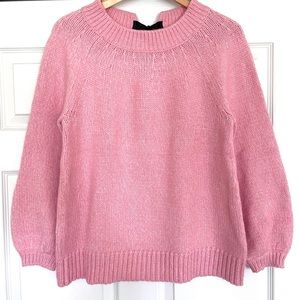 LOFT Soft Pink Tie-Back Sweater